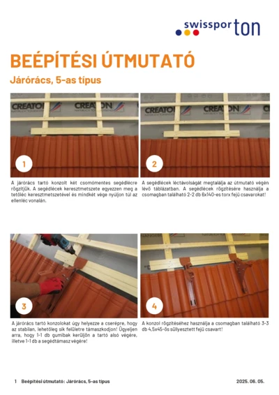 swissportTON_Beépítési_útmutató_Járórács_típus5_2025_HU.pdf