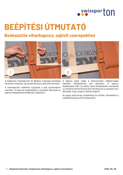 swissporTON_Beépítési_útmutató_Beakasztós_viharkapocs_sajtolt_cserepekhez_2025_HU.pdf