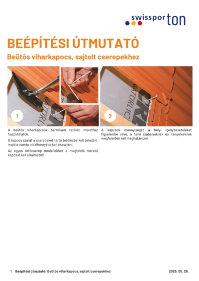swissporTON_Beépítési_útmutató_Beütős_viharkapocs_sajtolt_cserepekhez_2025_HU.pdf