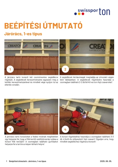 swissportTON_Beépítési_útmutató_Járórács_típus1_2025_HU.pdf