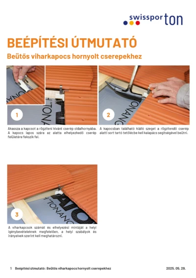 swissporTON_Beépítési_útmutató_Beütős_viharkapocs_hornyolt_cserepekhez_2025_HU.pdf